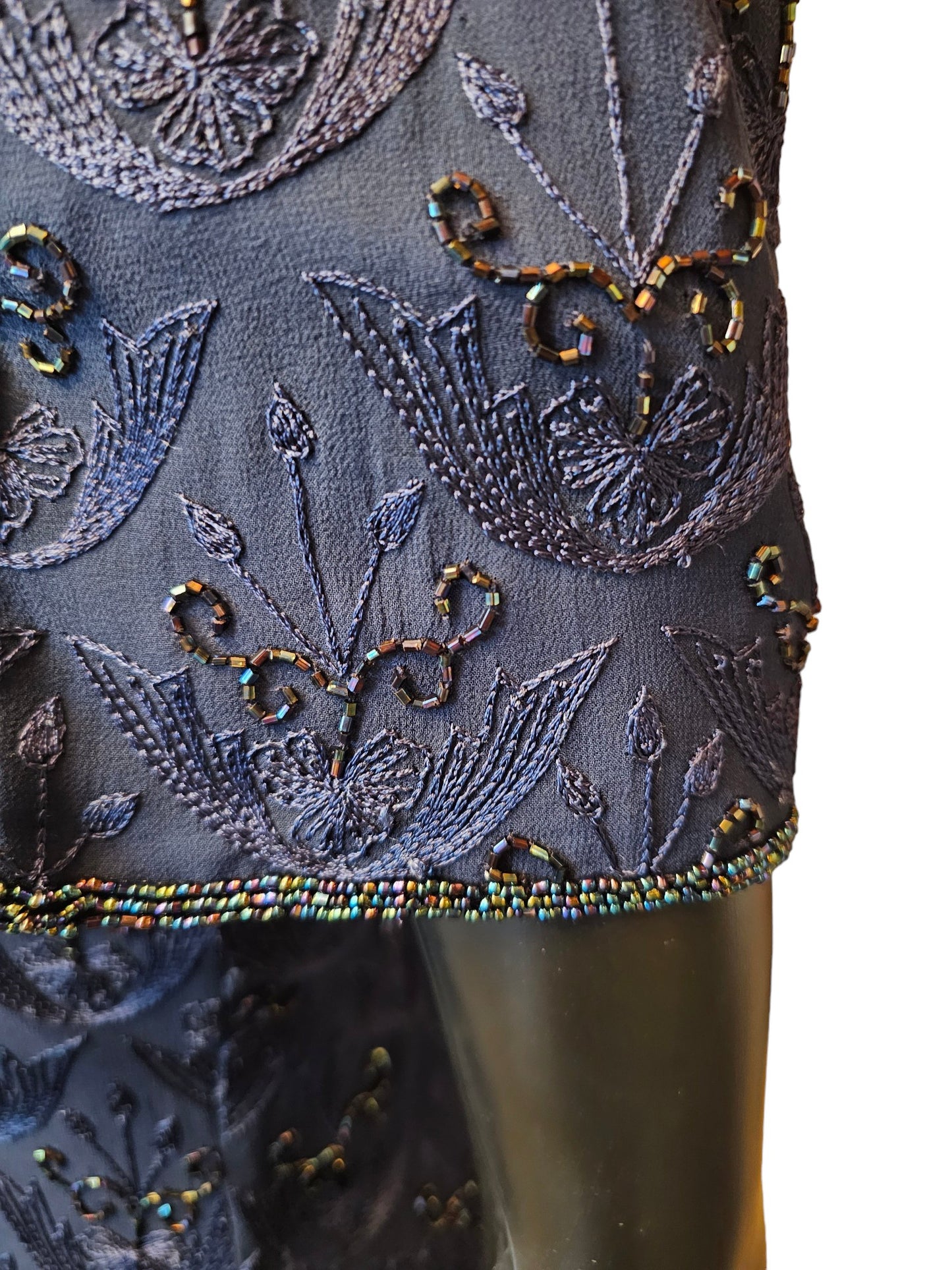 Navy Adrianna Papell 2-Piece Formal Dress