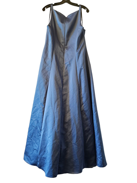 High Neck Halter Satin Bridesmaid Maxi Formal Dress