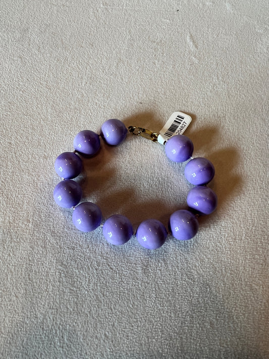 Vintage Lavender Bead Bracelet