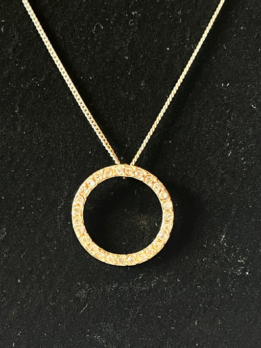 Crystal Circle Necklace
