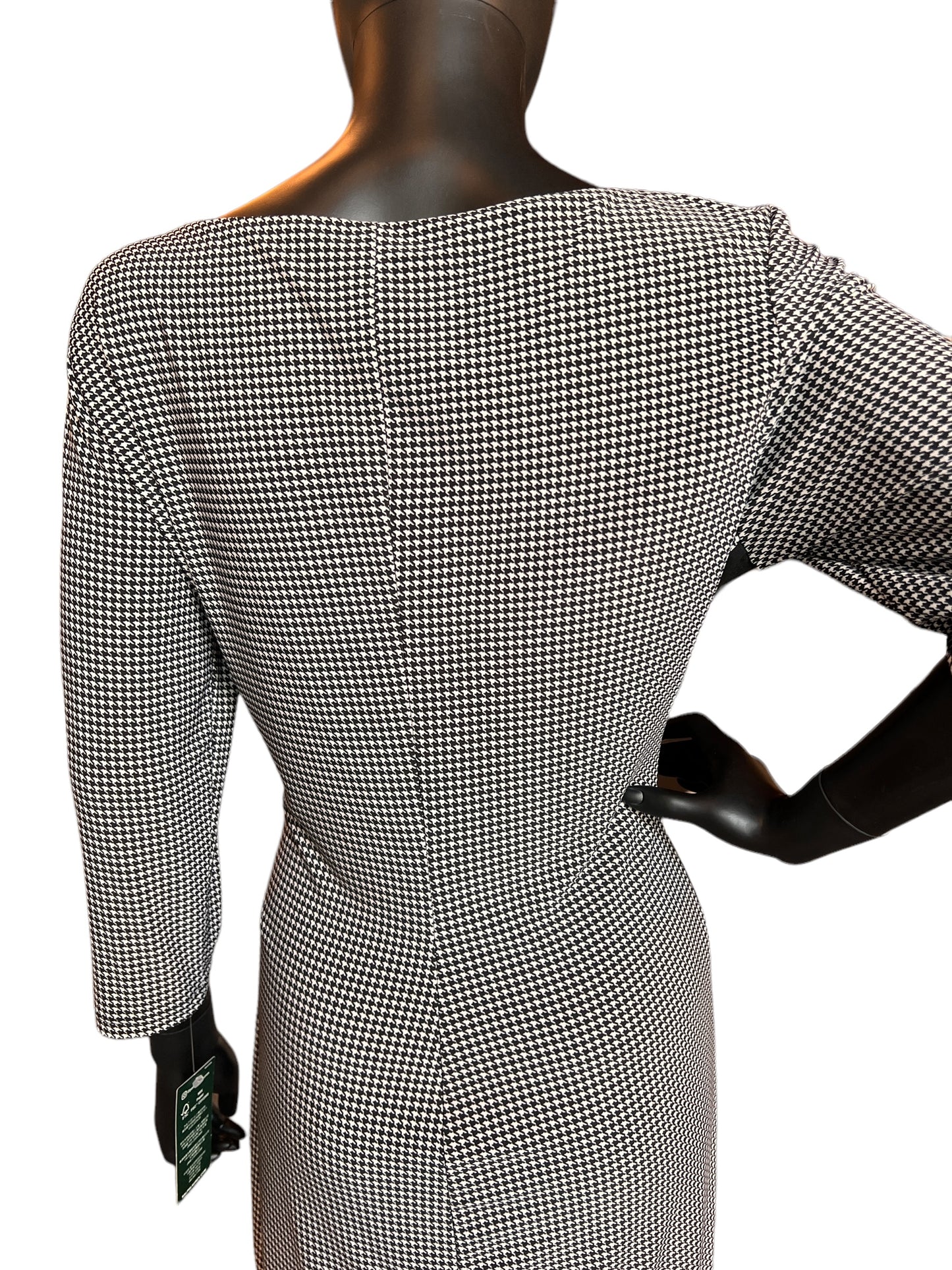 Houndstooth Ralph Lauren Sheath Mid Length Dress / Professional / Everyday Dress