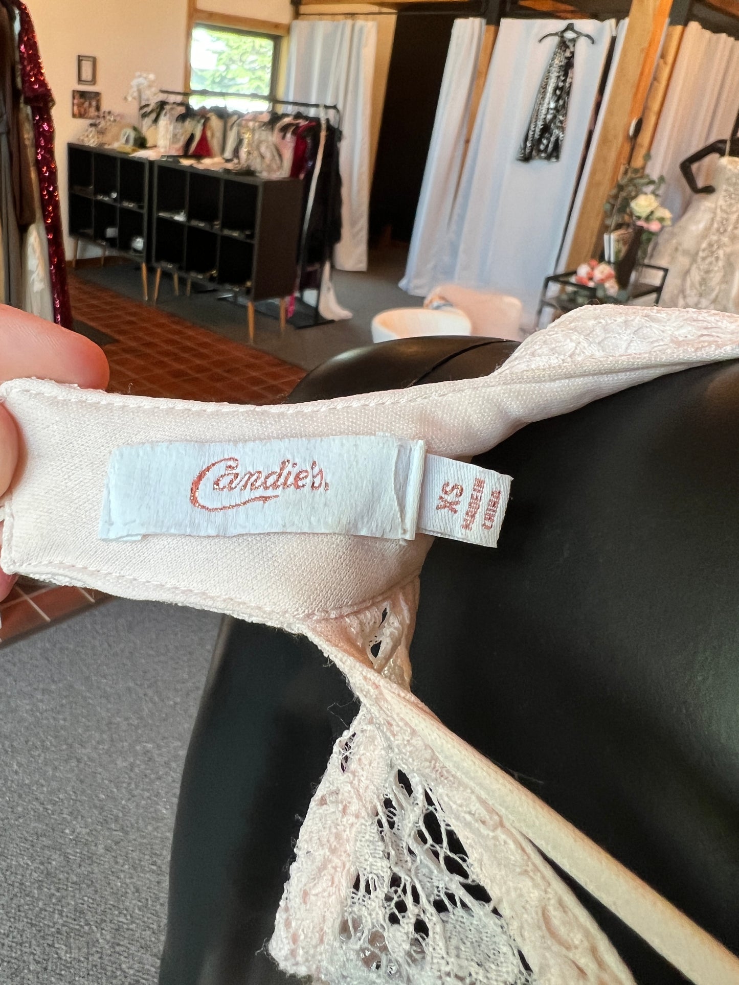 Blush Lace Halter Neck Short Dress