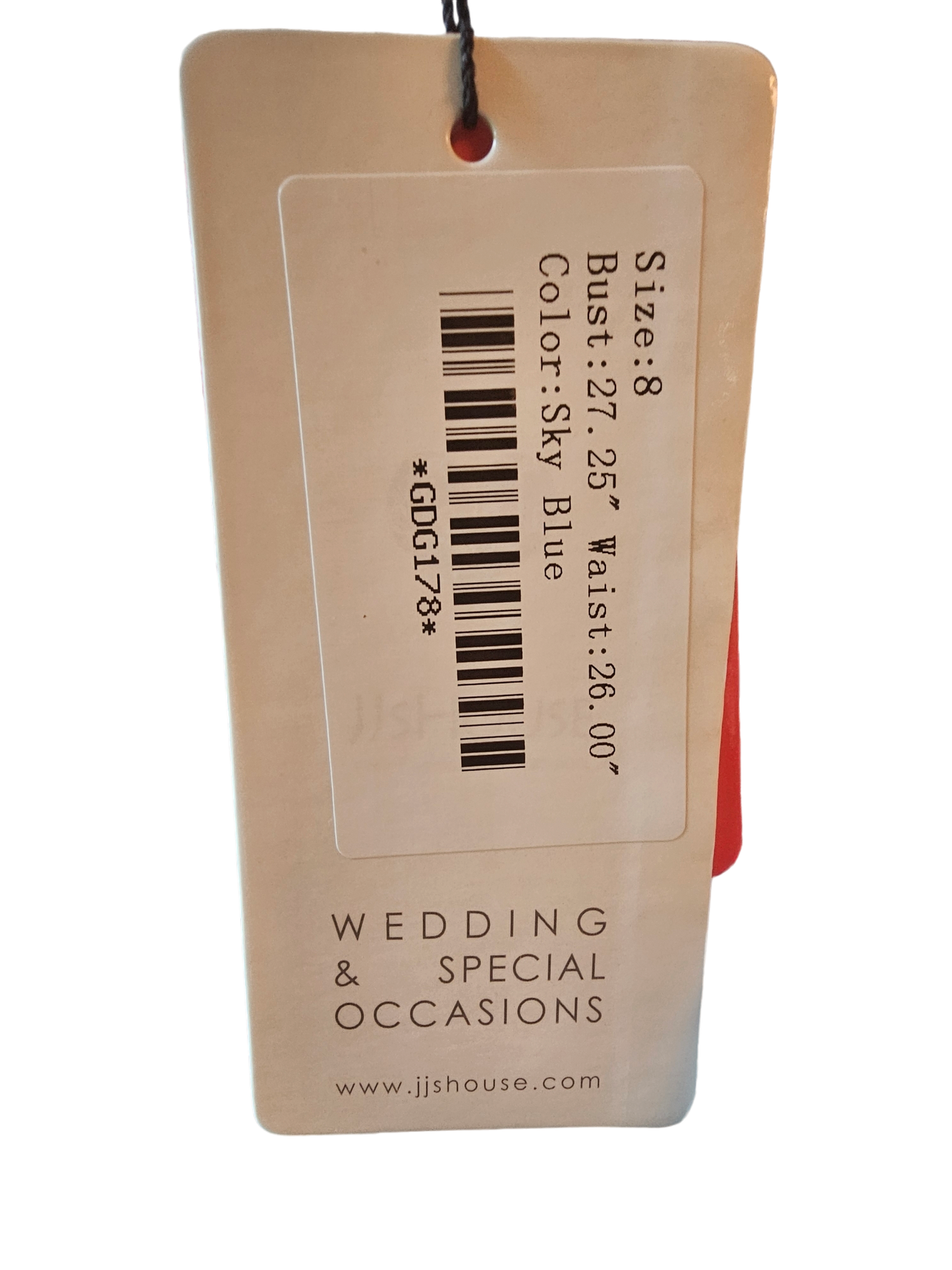 Sky Blue Tulle Jr. Bridesmaid Dress