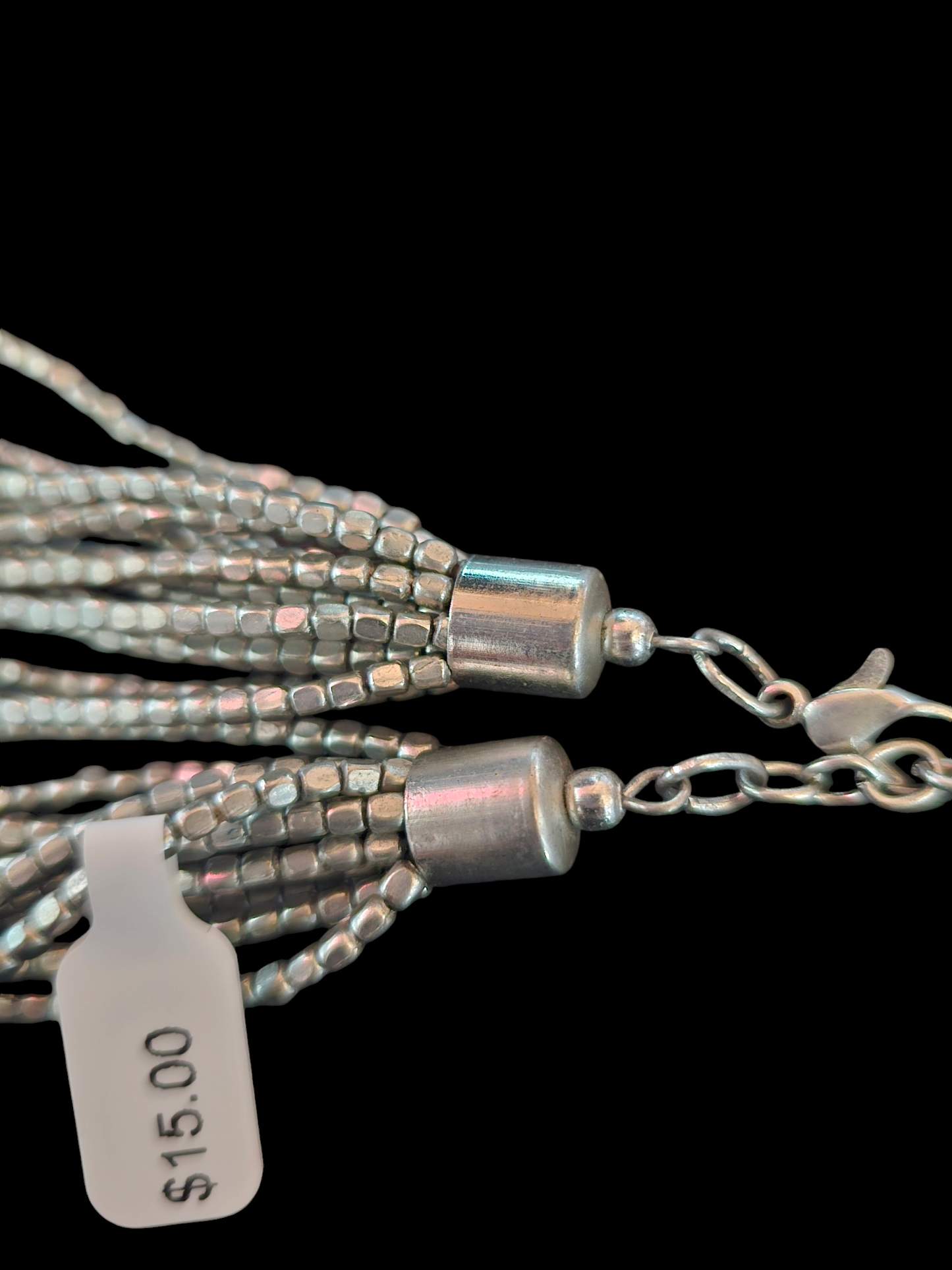 Metal Bead "knot" Necklace