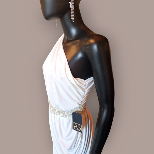 Ivory Jersey One Shoulder - Pia Gladys Perey