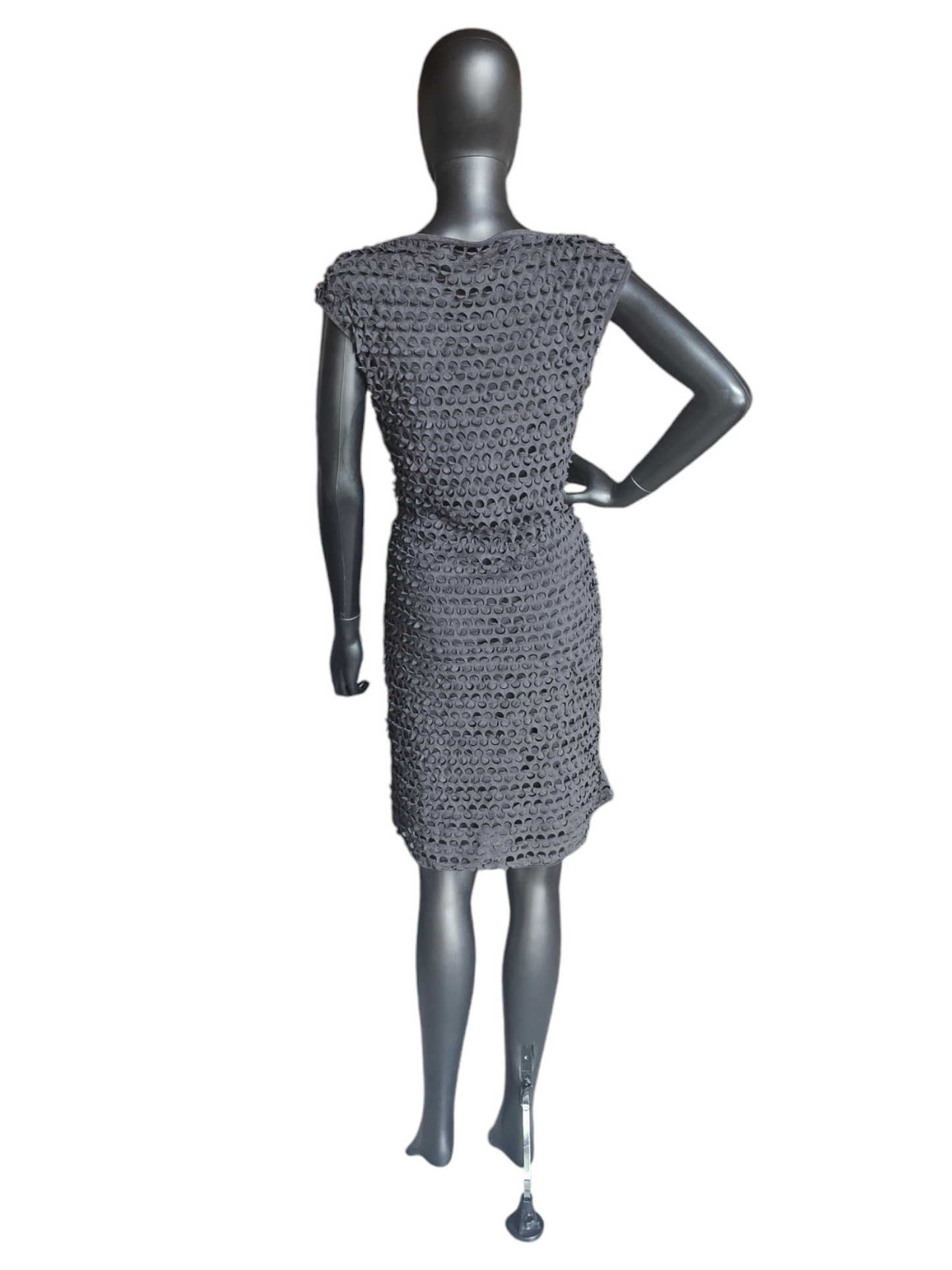 Black Stretch Cutout Sheath Dress - Linea Domani Limited