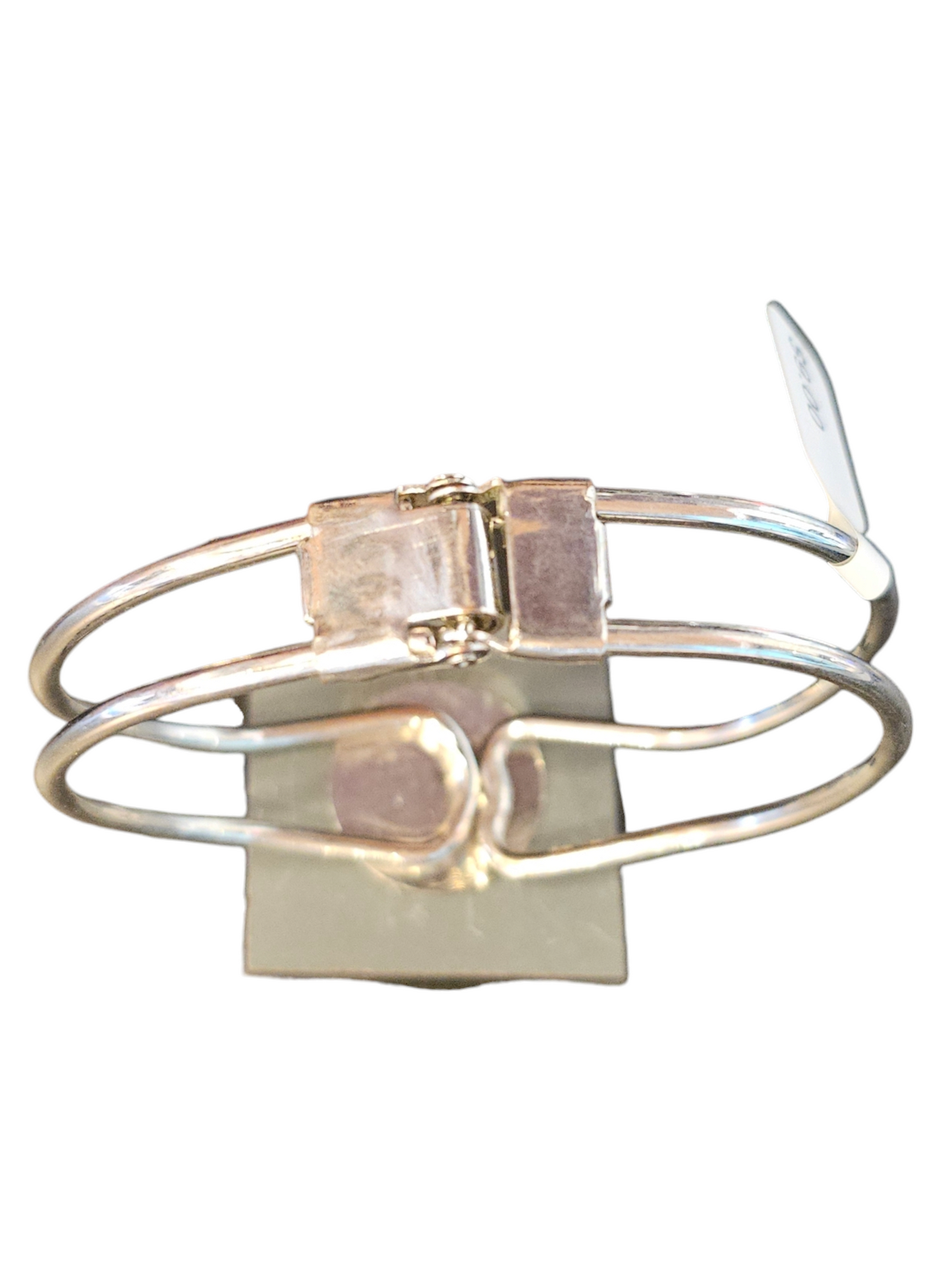 Silver/Grey Square Cuff Bracelet