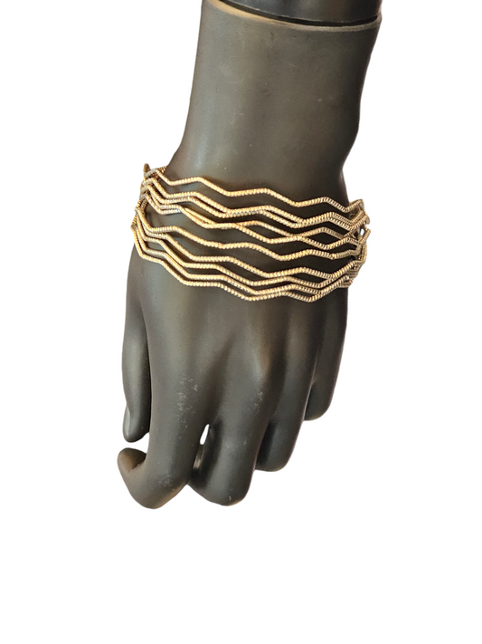 Silver Zig Zag Bangles