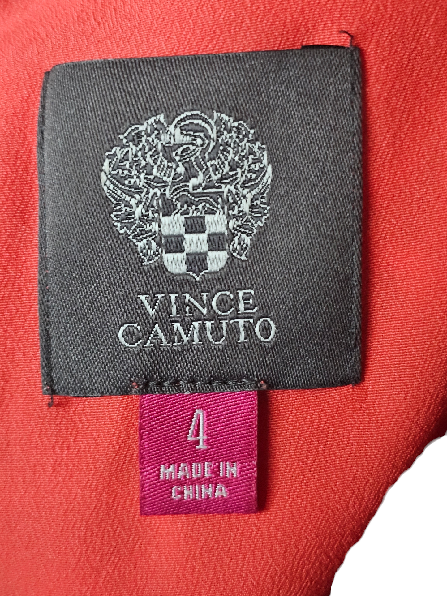 Vince Camuto Coral Woven Lace Pleat Detail Short Dress