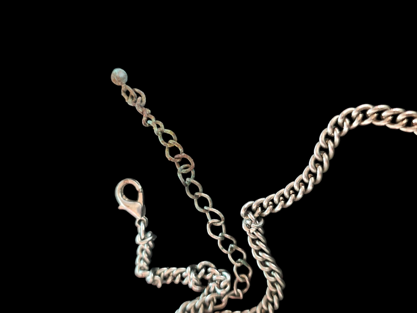 Nude Crystal Collar Silver Necklace