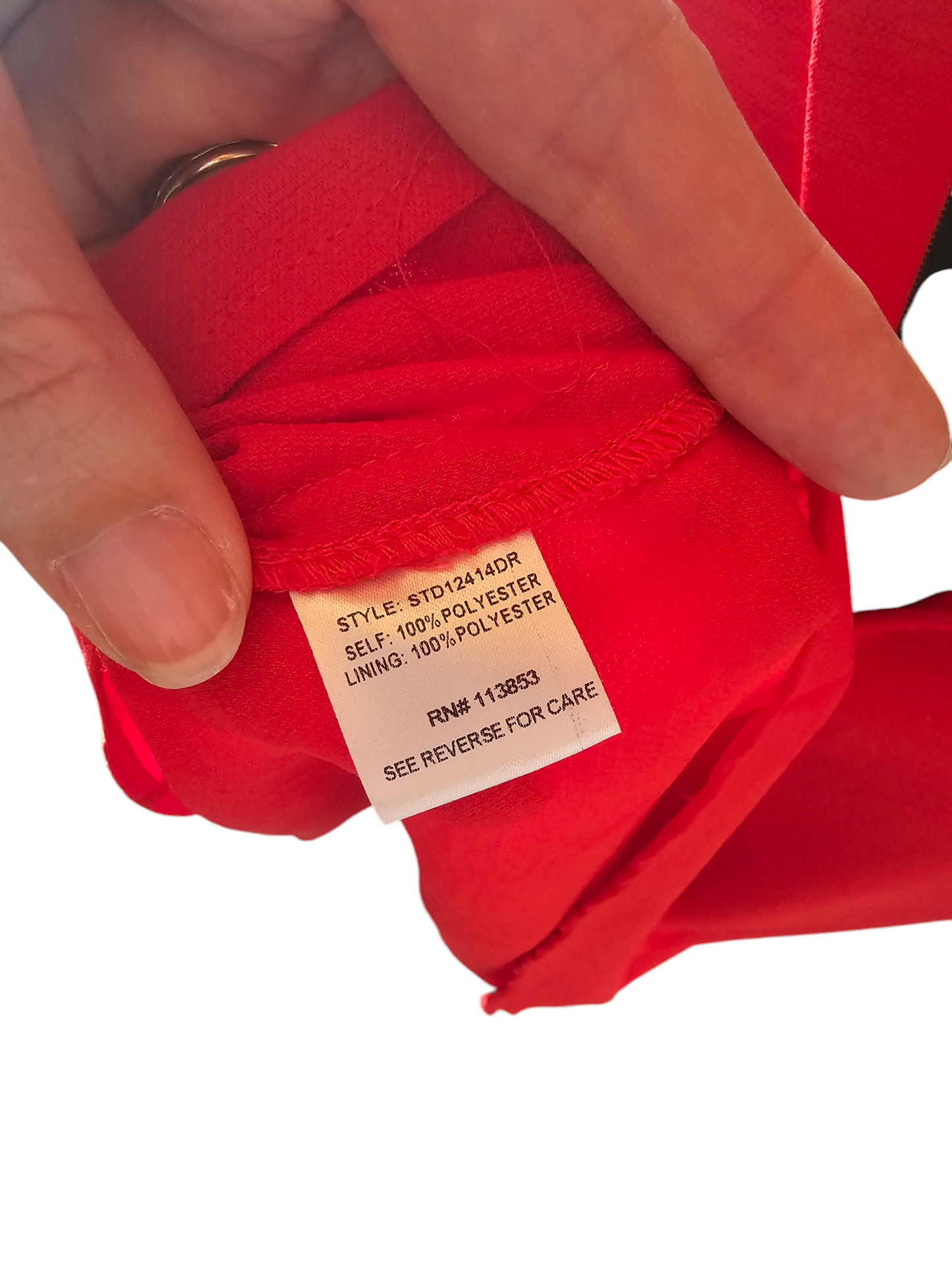 Red Long Sleeve Open Back Short Cocktail Dress - Sugar Lipz NWT