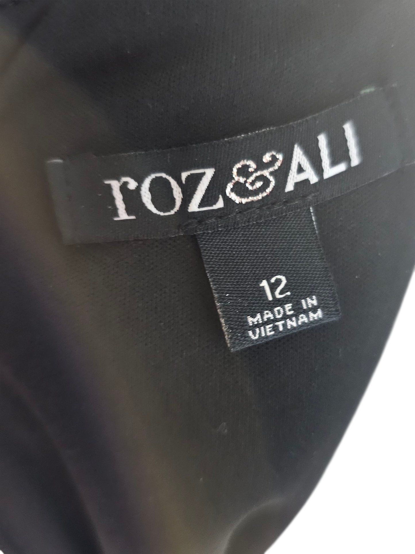 Black Sparkles Illusion V-Neck Cocktail Dress - Roz & Ali