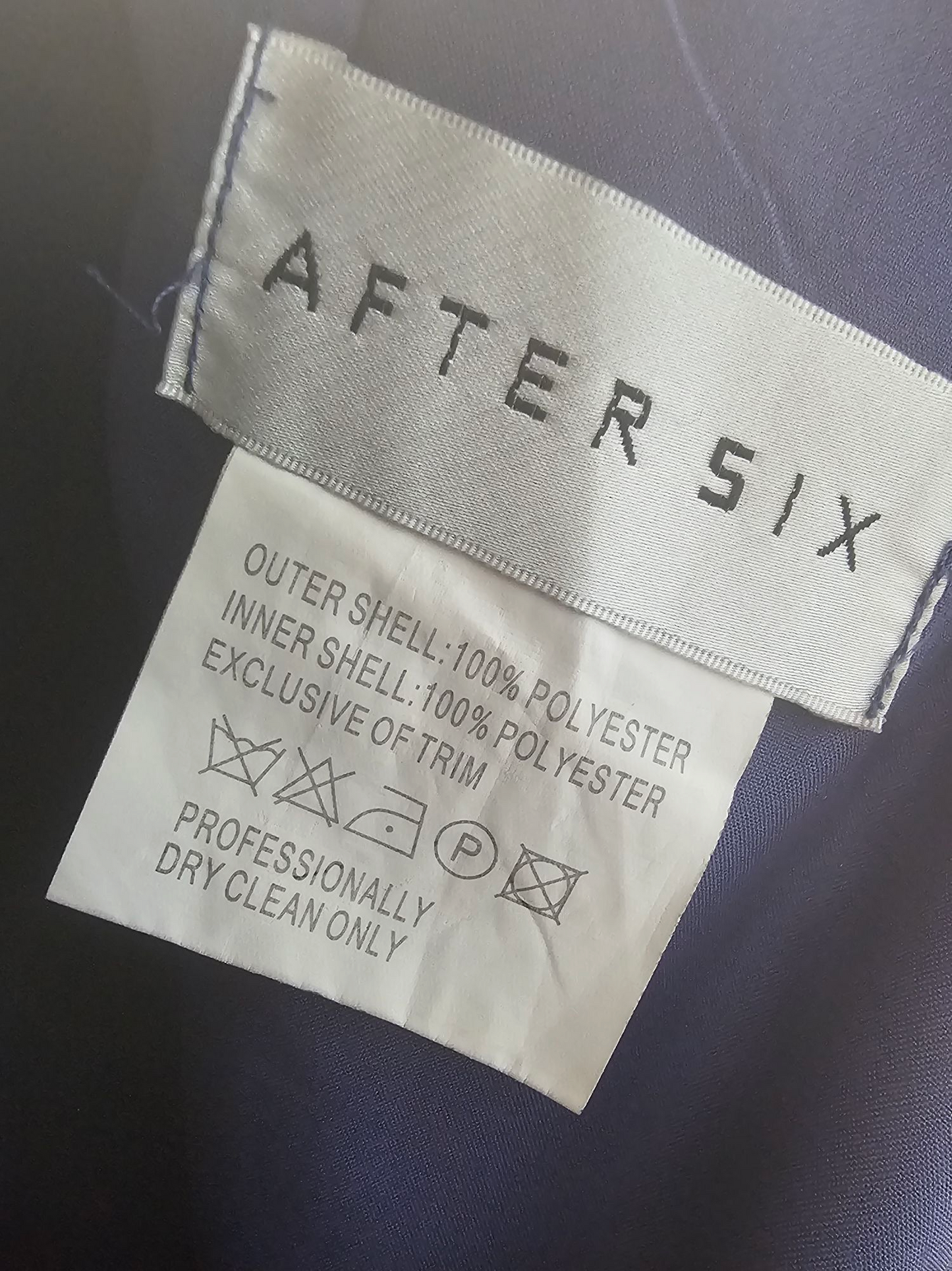 Purple Chiffon Drop Waist Halter Dress - After Six