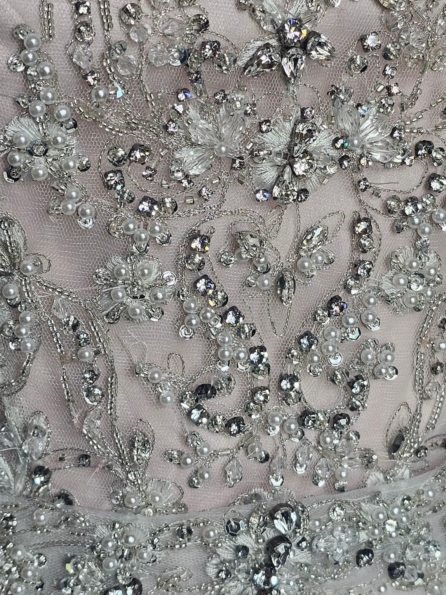 Sweetheart Strapless Blush Tiered Ball Gown Wedding Dress - Mori Lee