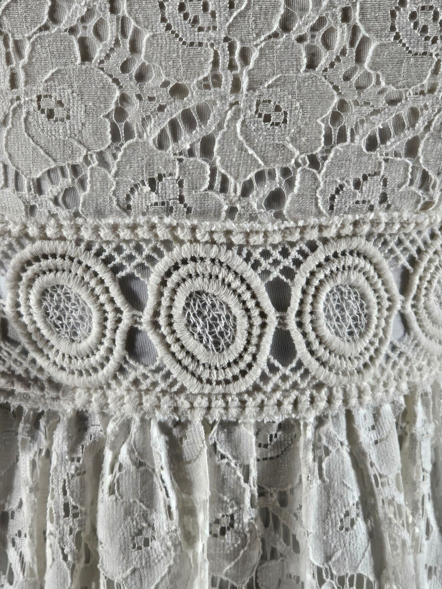 Ivory Lace Sweetheart Spaghetti Short
