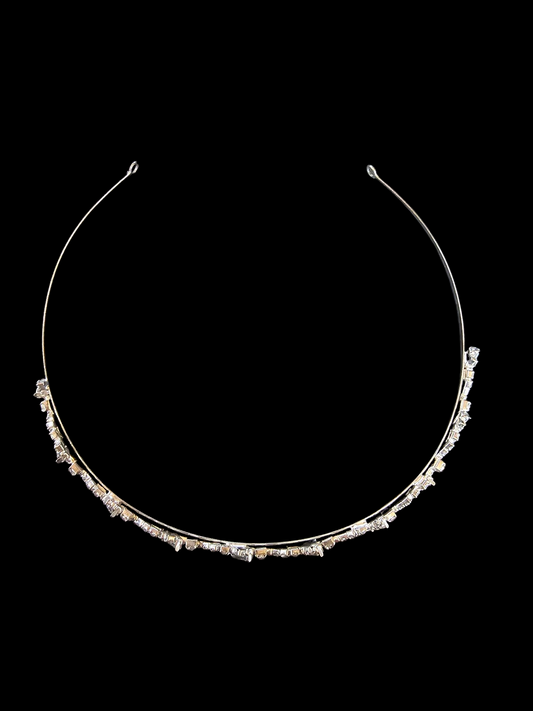 Silver/Rhinestone Simple Tiara