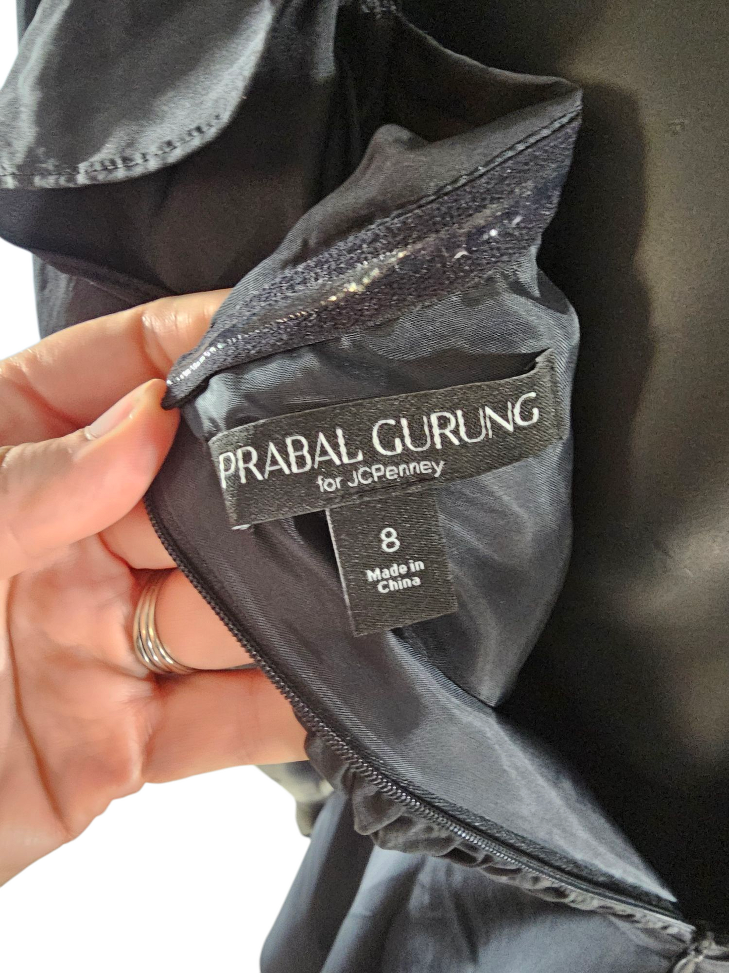 Black Taffeta Puff Sleeve Mini Party Dress - Prabal Gurung NEW w/Tag