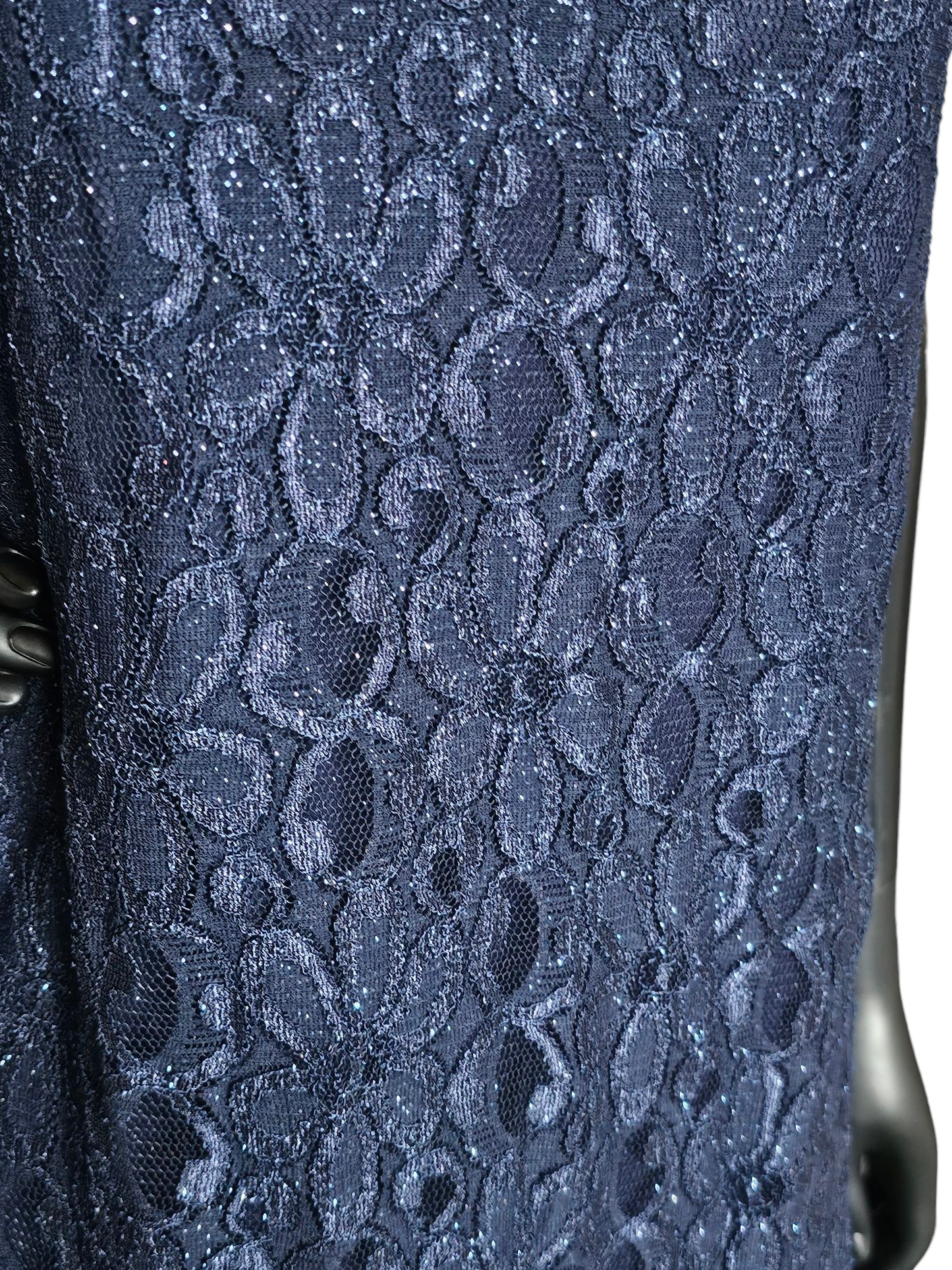 Navy Sparkle Lace Cocktail/Jacket