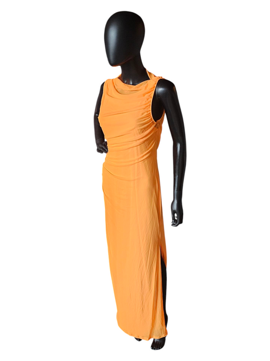 Sherbet Stretch Net Sheath Dress - NWT Haute Monde