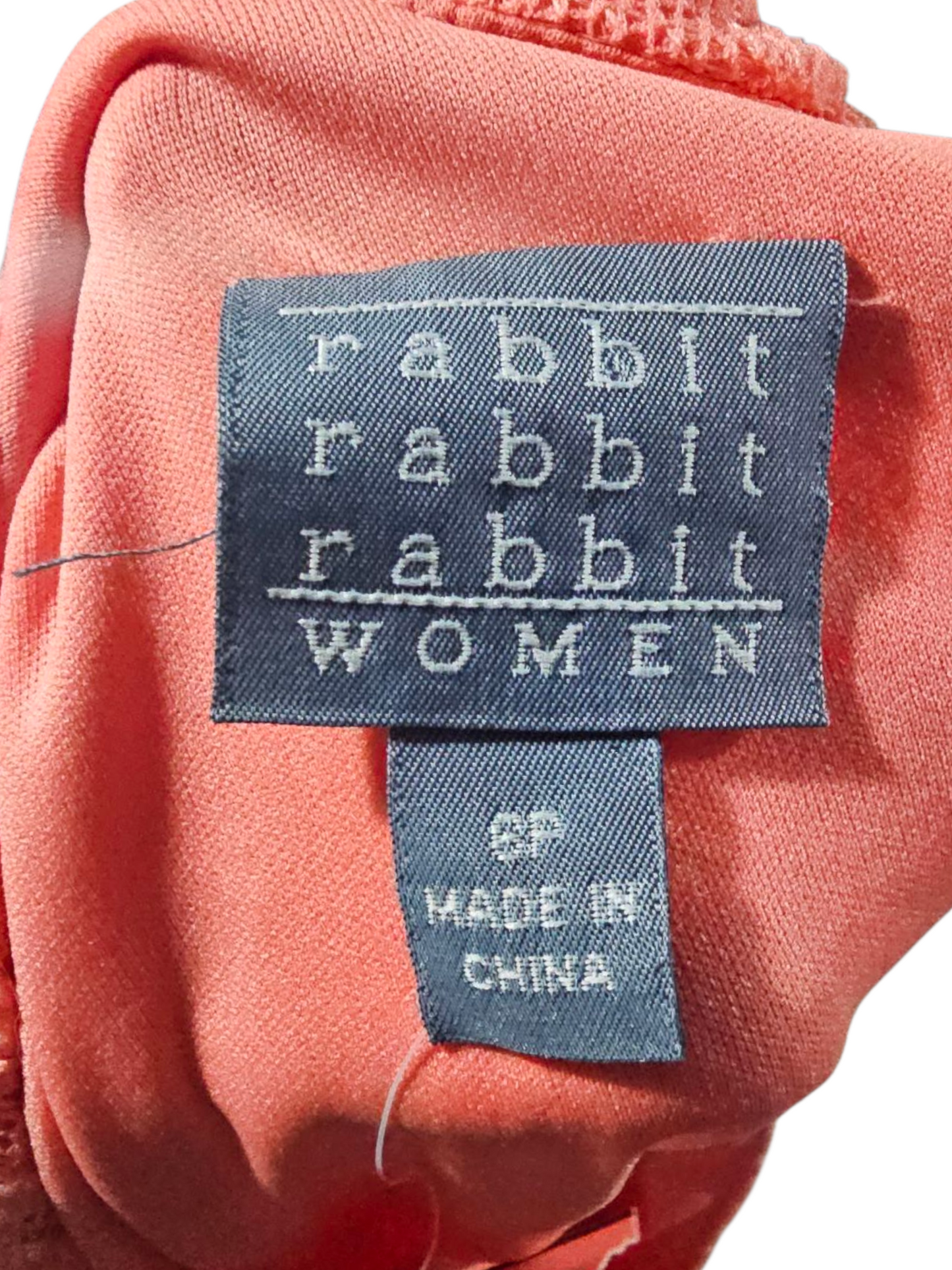 Coral Stretch Lace Bias Cut Handkerchief Hem Casual Dress - NWT Rabbit Rabbit Rabbit