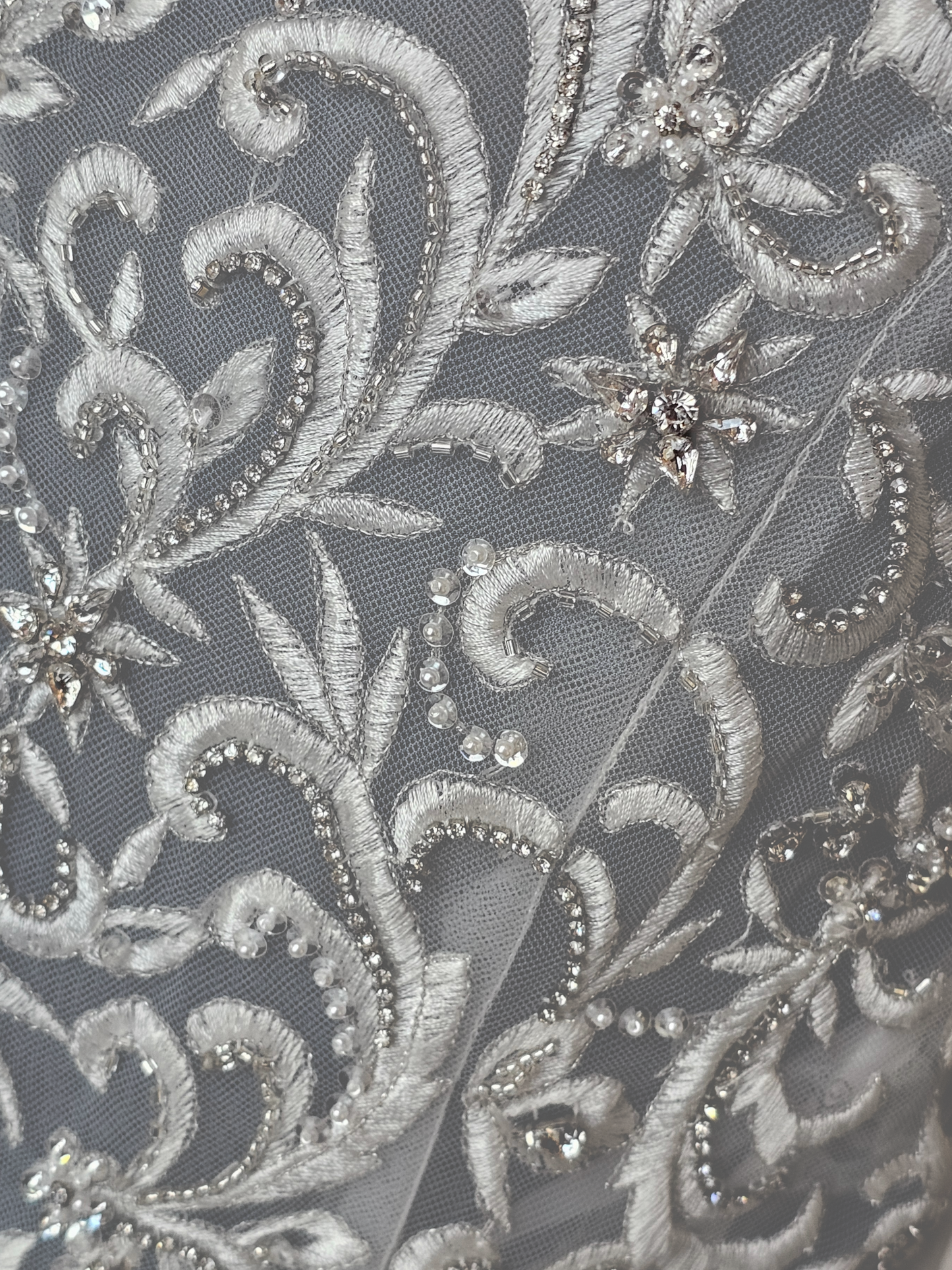 Ivory Satin Empire V-Neck Cap Sleeve Fit/Flare Wedding Gown - Da Vinci