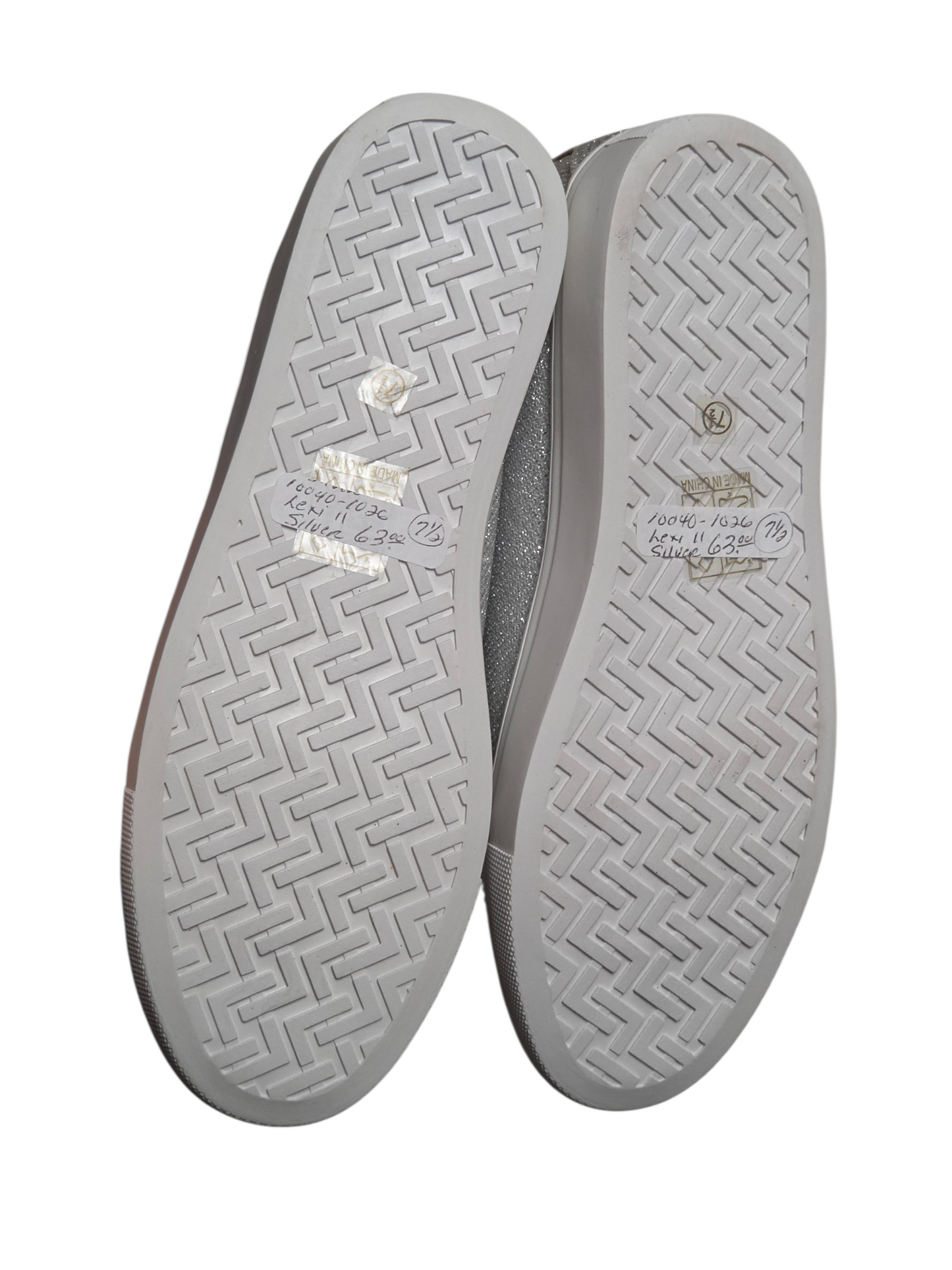 Silver Sparkle Tennis Shoes - Your Party Shoes