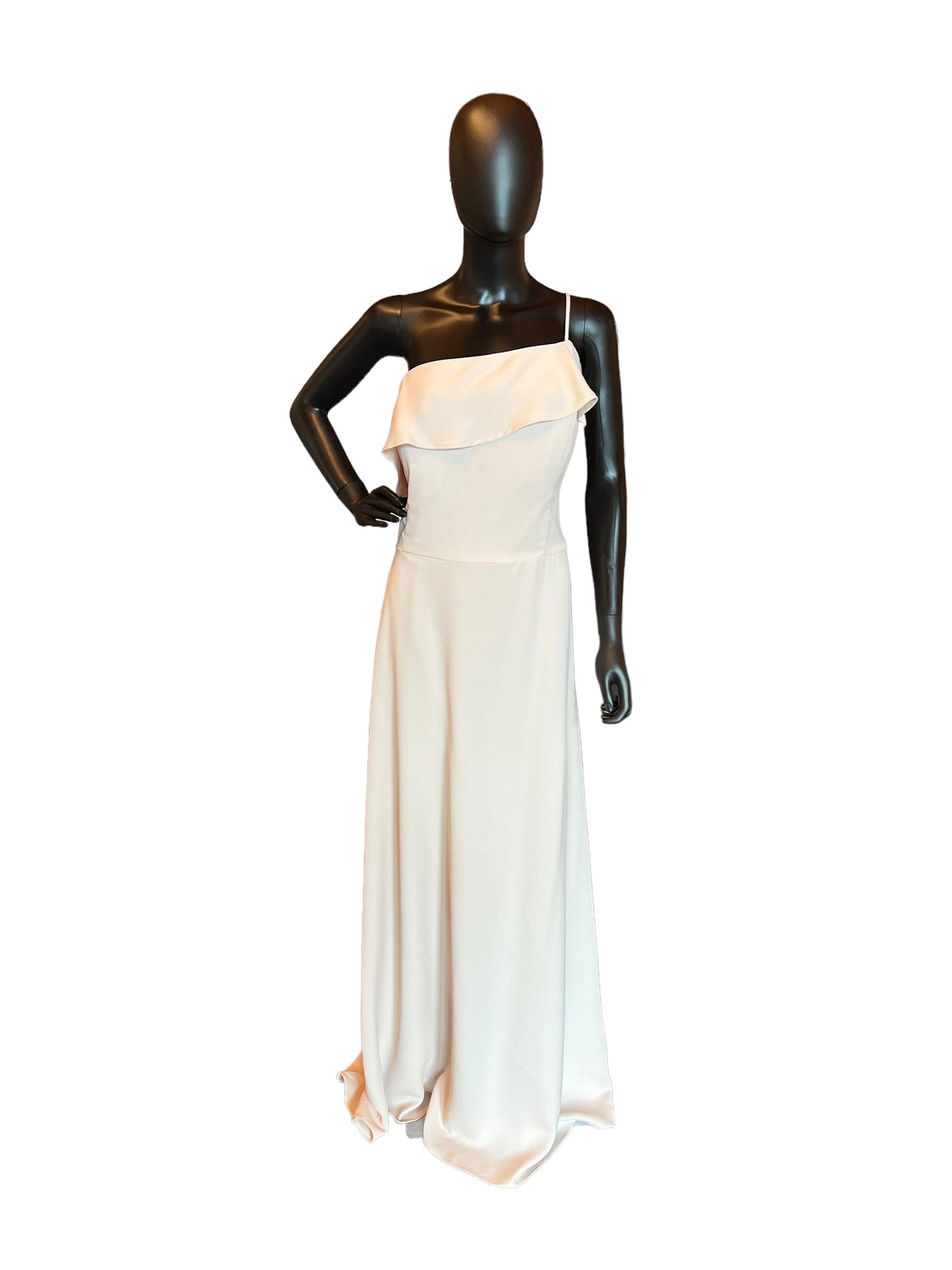 Haley Paige Cashmere Chiffon Maxi Formal Dress