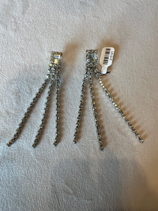 Crystal 3 Strand Dangle Earring