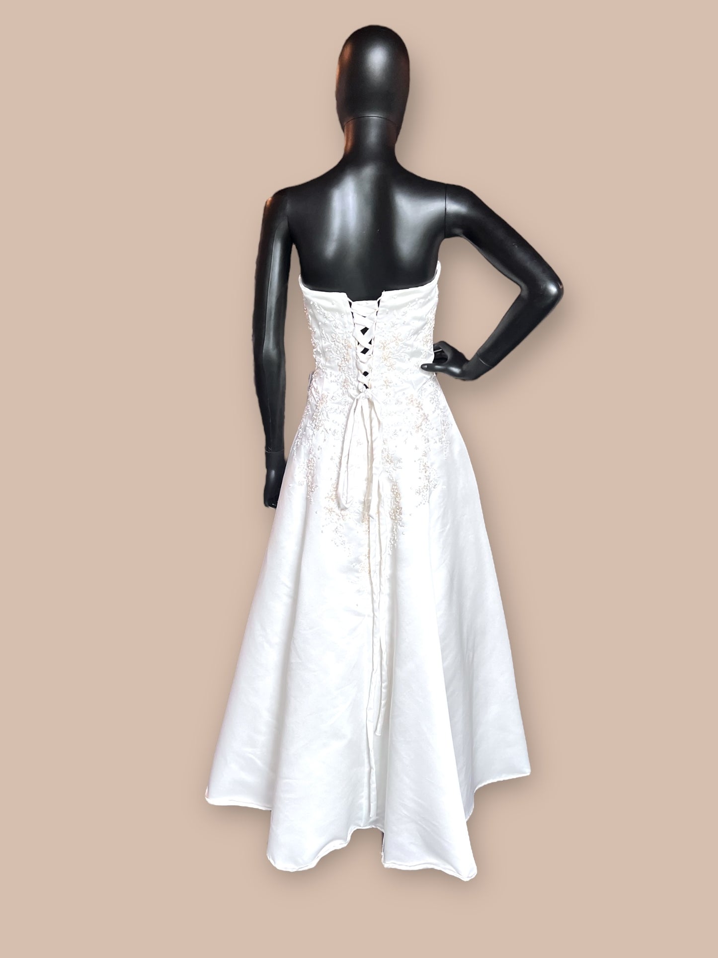 Ivory Beaded Strapless - Michaelangelo - Wedding Gown