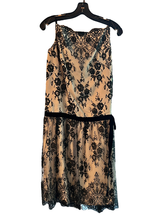 Vintage Black Lace Drop Waist Party Dress / Cocktail Dress - Mr. Mort