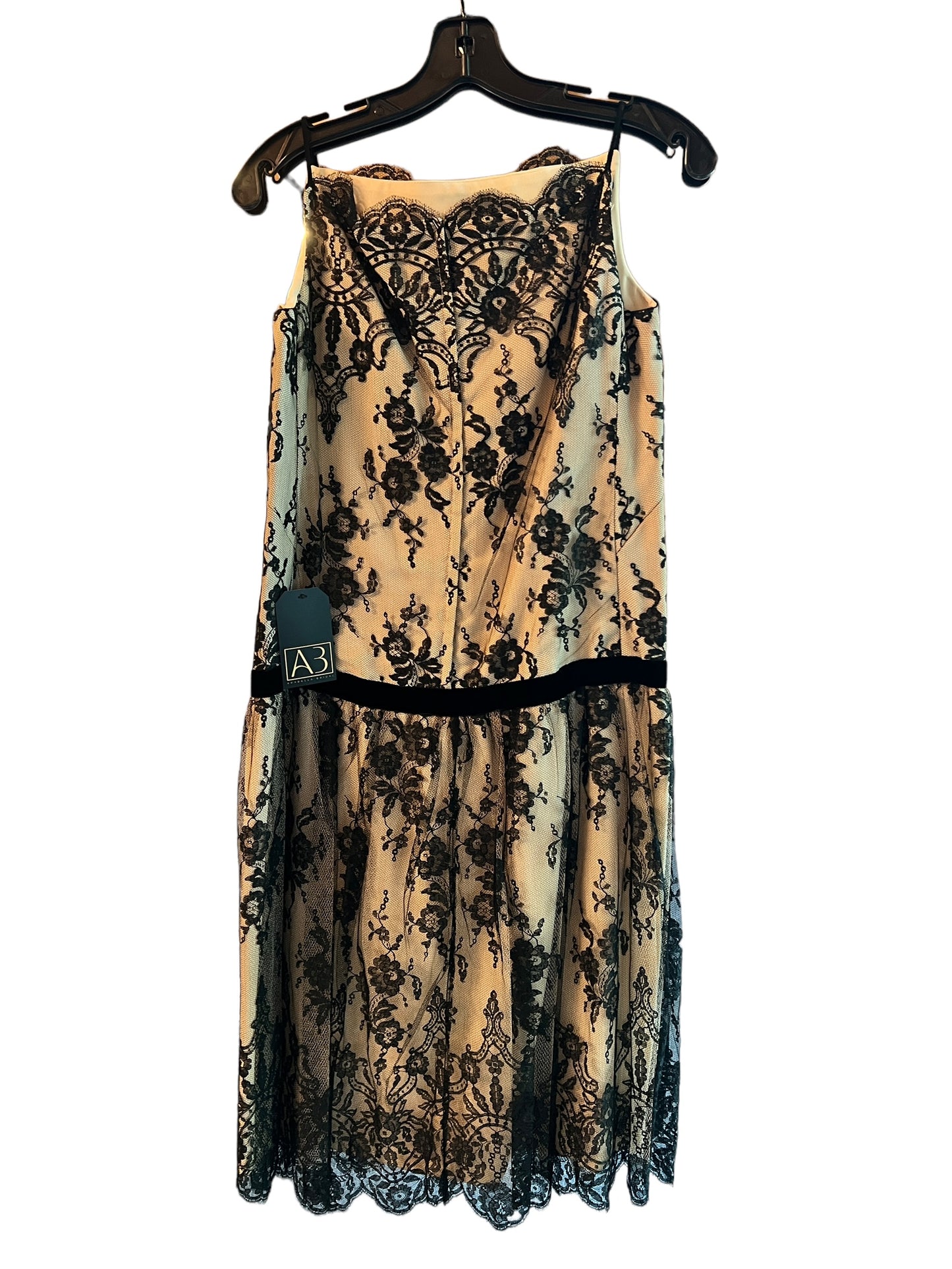 Vintage Black Lace Drop Waist Party Dress / Cocktail Dress - Mr. Mort