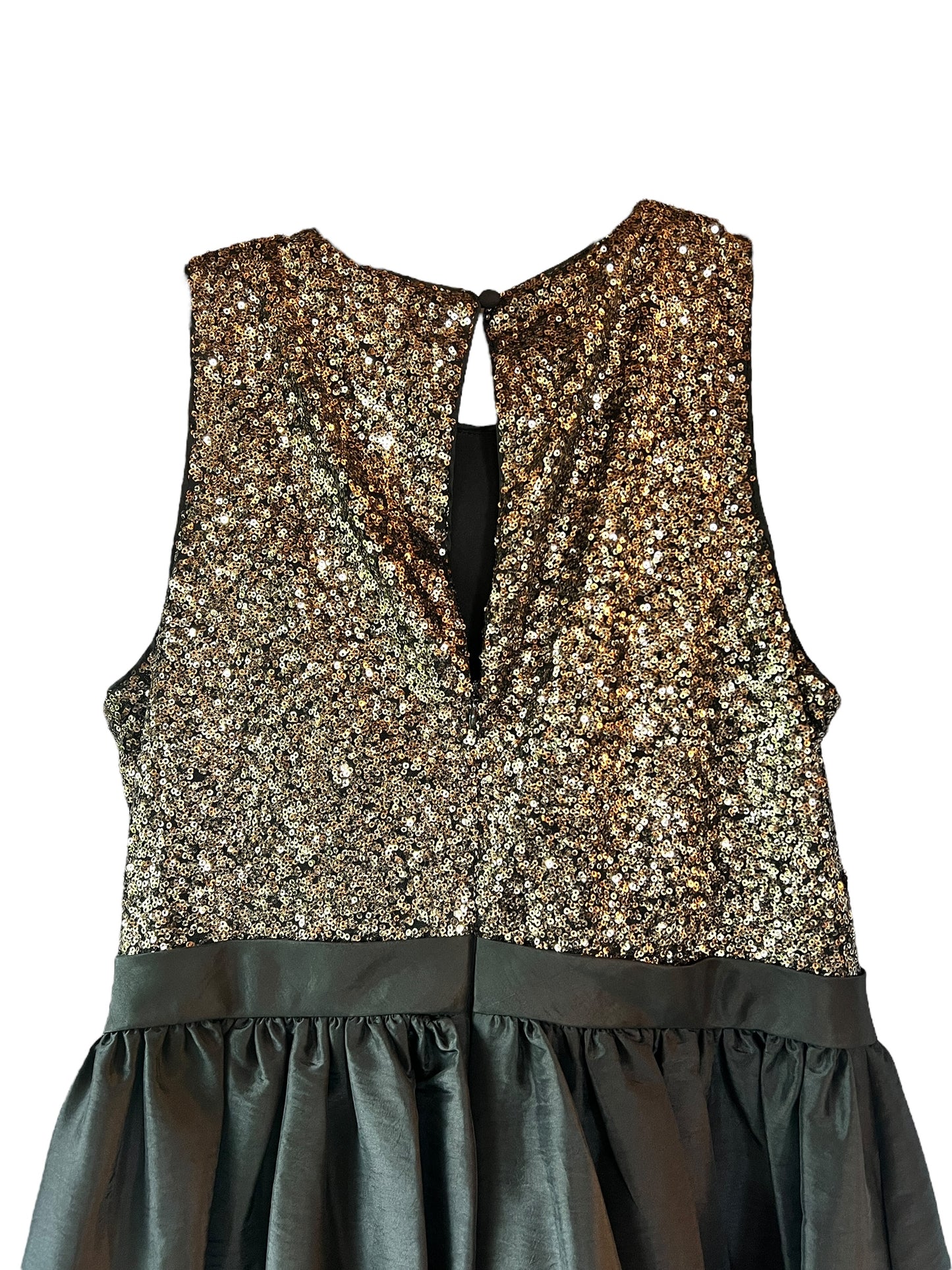 Gold Sequin Calvin Klein Short Cocktail Dress / Party Dress