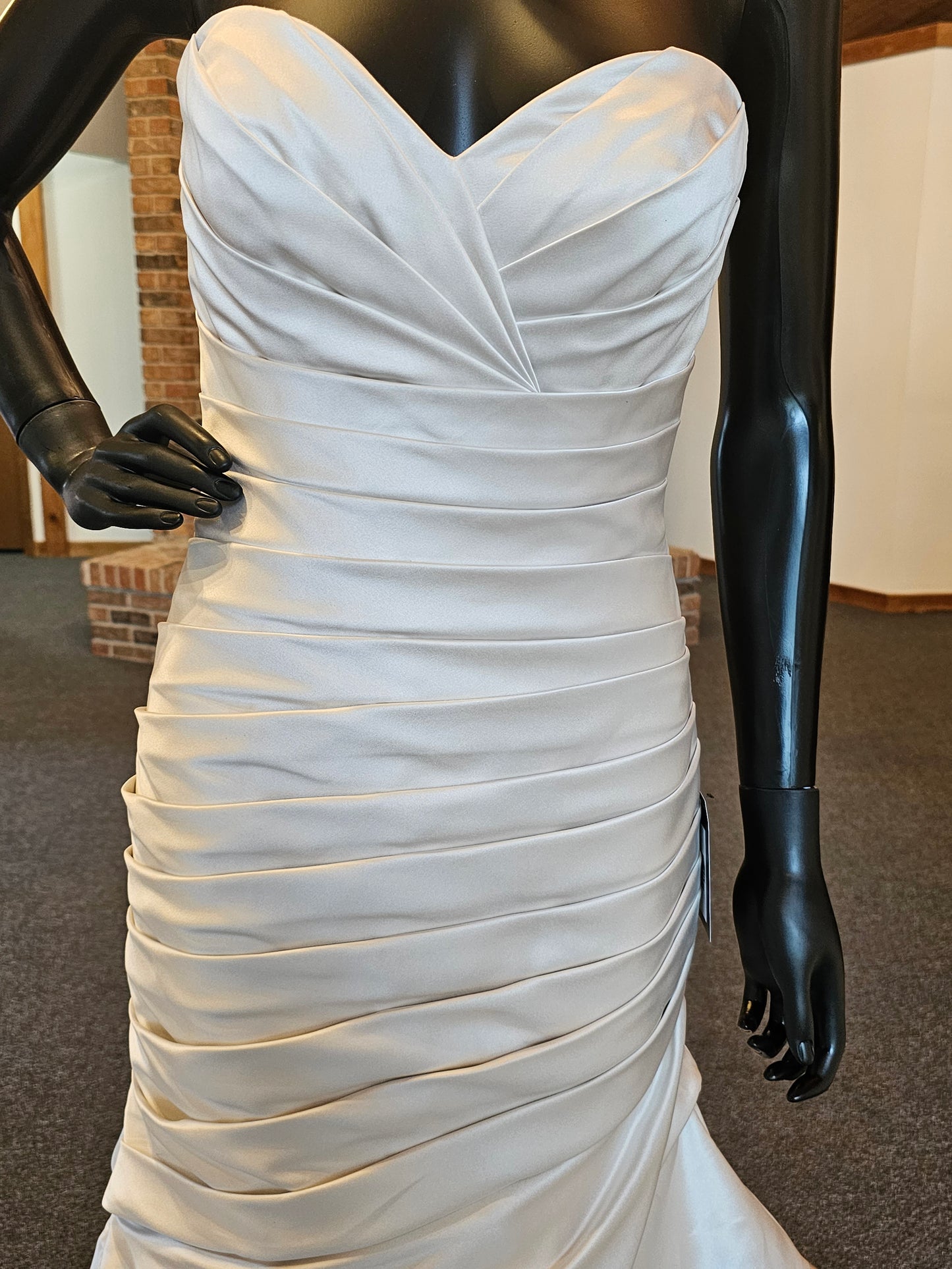 Kenneth Winston Champagne Wedding Gown