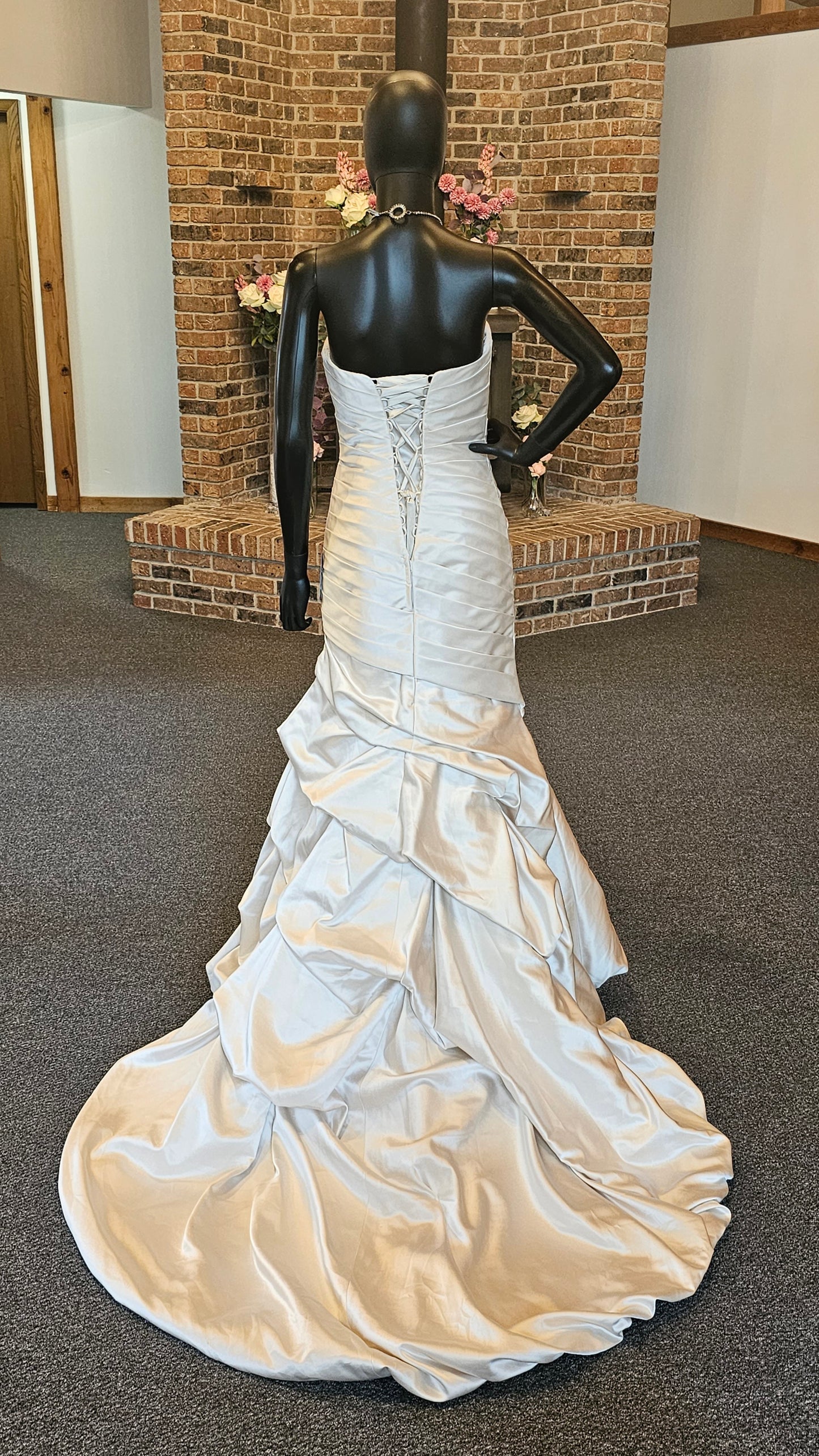 Kenneth Winston Champagne Wedding Gown