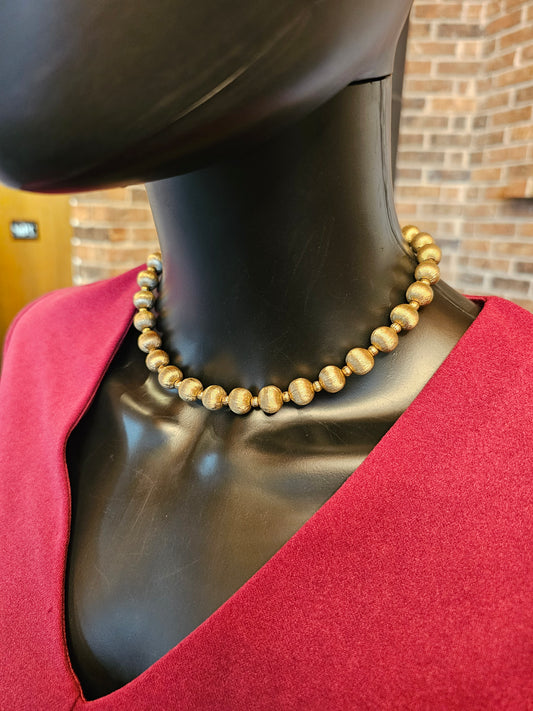 Vintage Gold Metal Beads