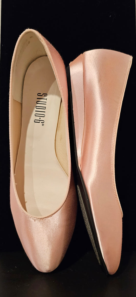 Pink Satin Shoes