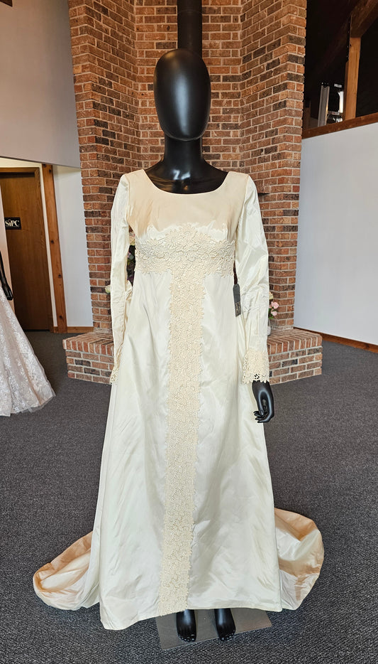 Vintage Taffeta Wedding Gown