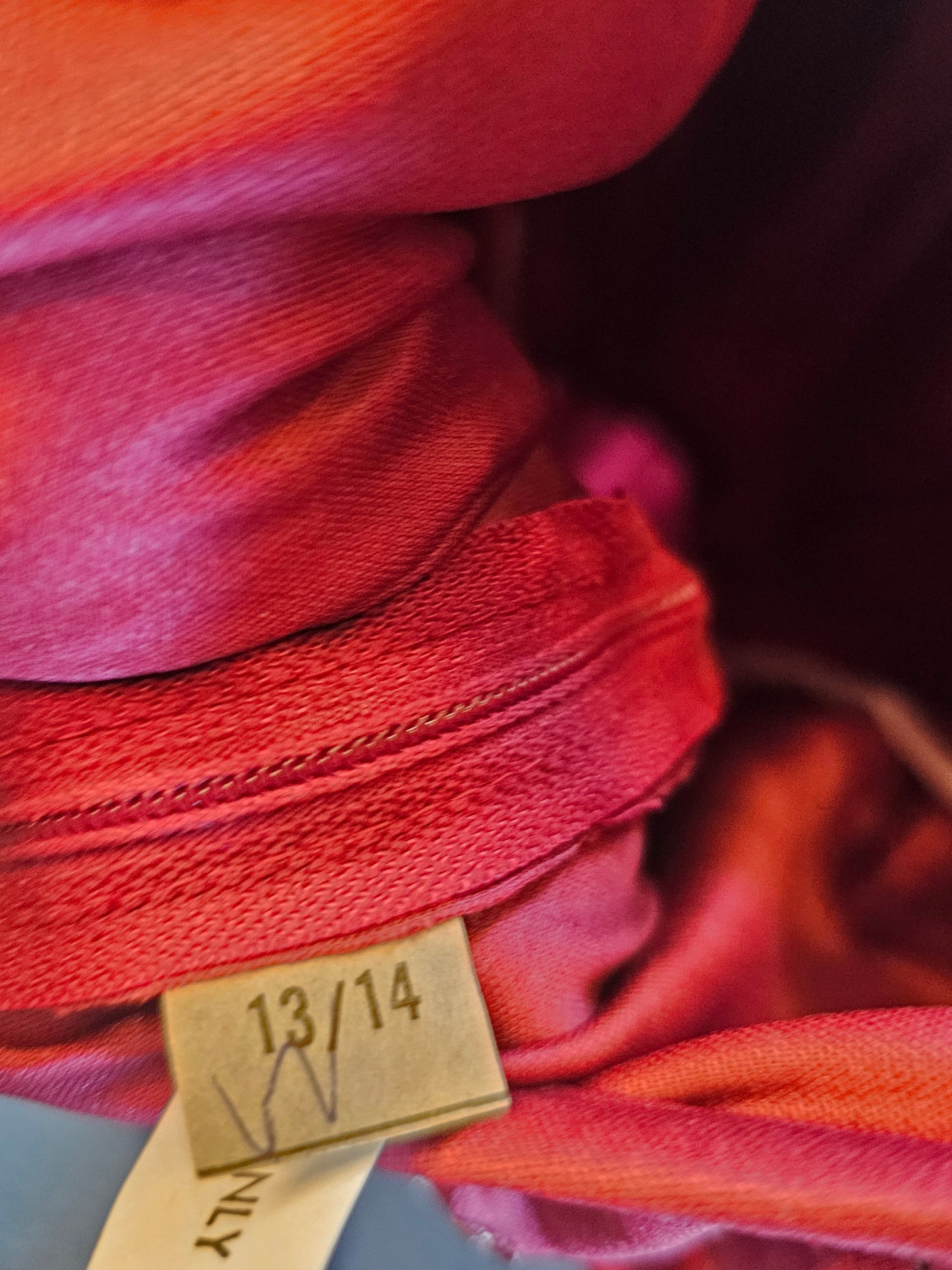 Vintage Red Flutter Sleeve Sparkle