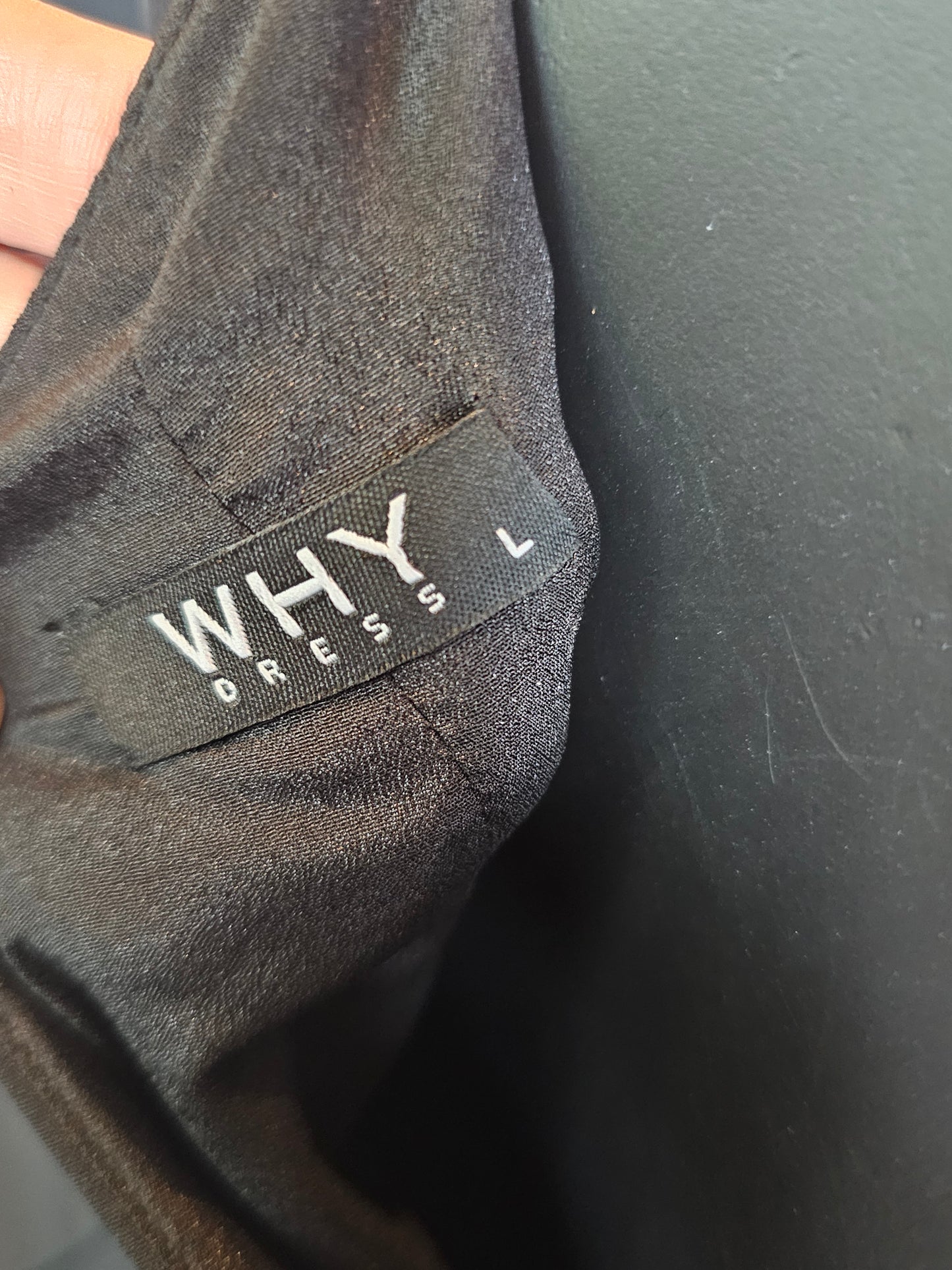 Black Ruffle Sleeve One Shoulder / Asymmetrical Neckline Party Dress