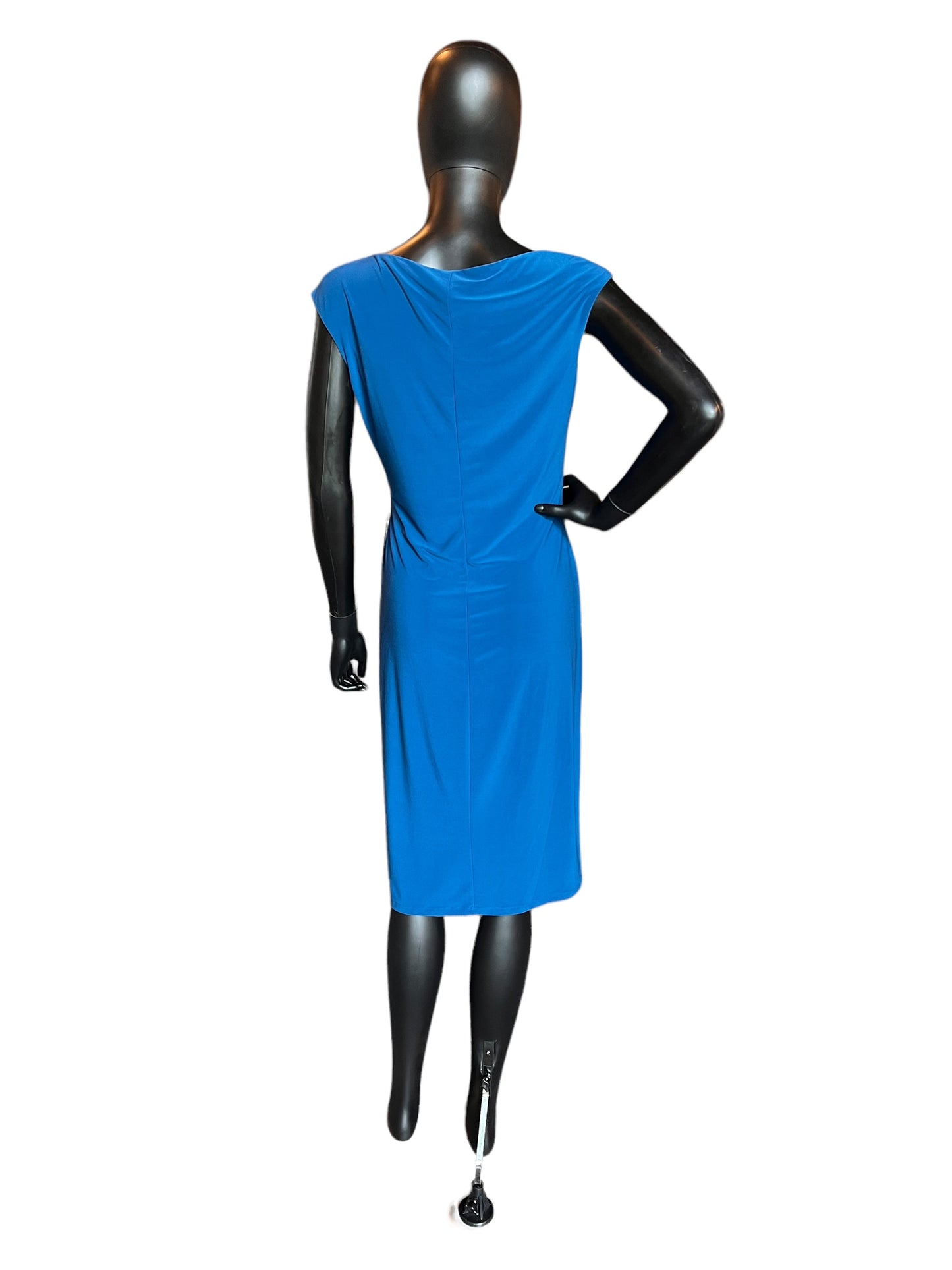 Teal Jersey Sheath Dress