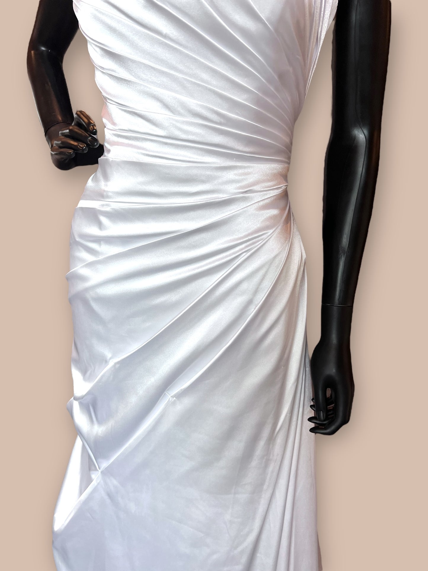 Da Vinci Charmeuse Side Sweep Wedding Gown