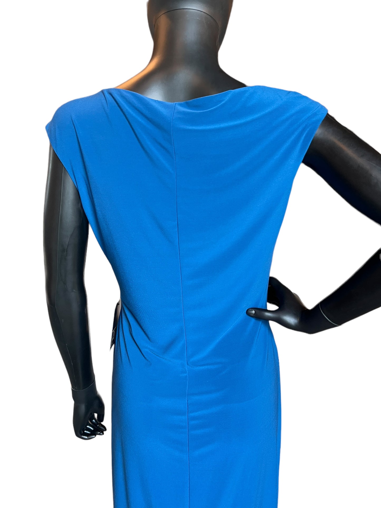 Teal Jersey Sheath Dress