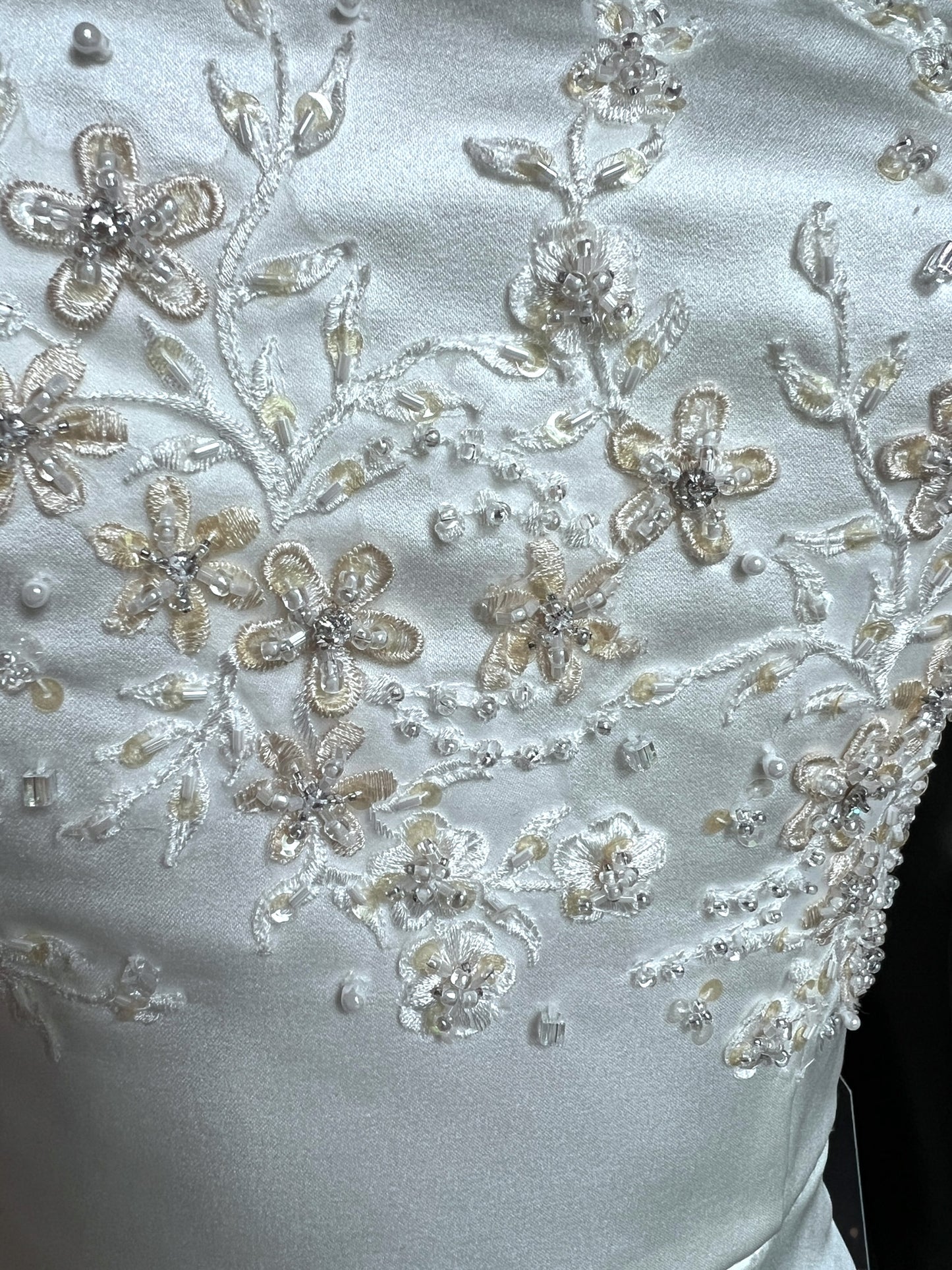 Ivory Beaded Strapless - Michaelangelo - Wedding Gown