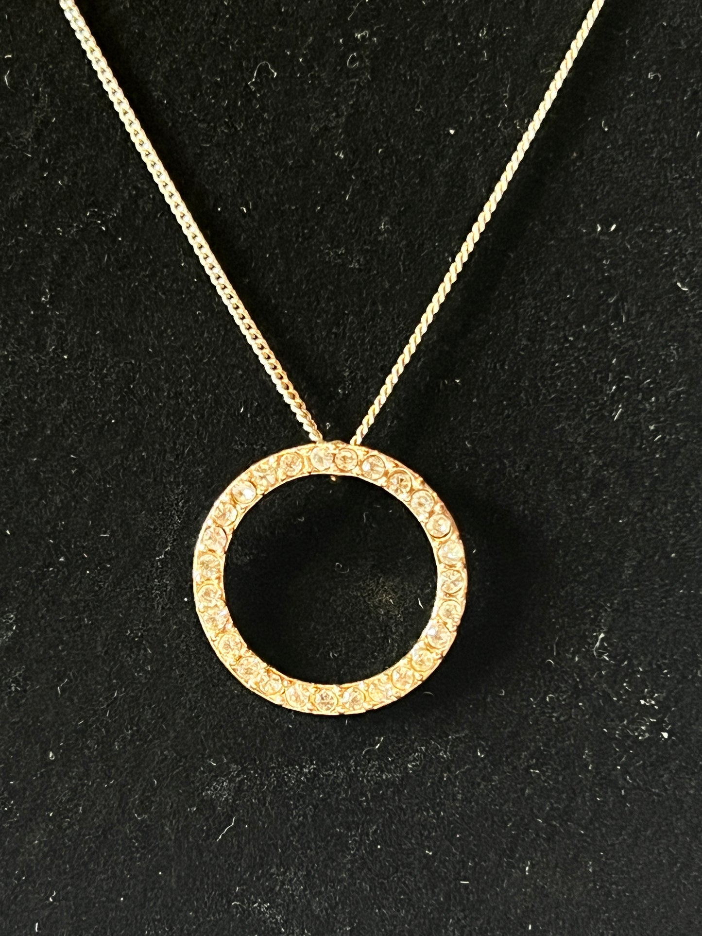 Crystal Circle Necklace