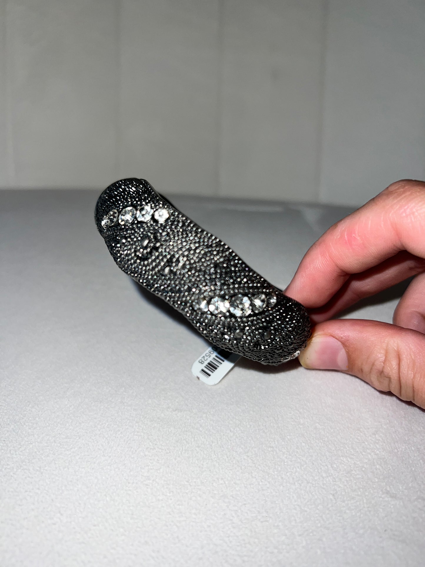 Silver/Crystal Snap Bracelet