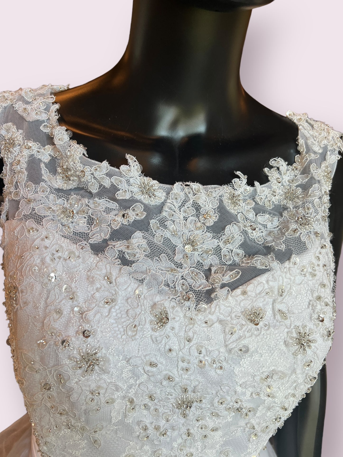 Alfred Angelo A-Line Tulle & Lace Wedding Gown