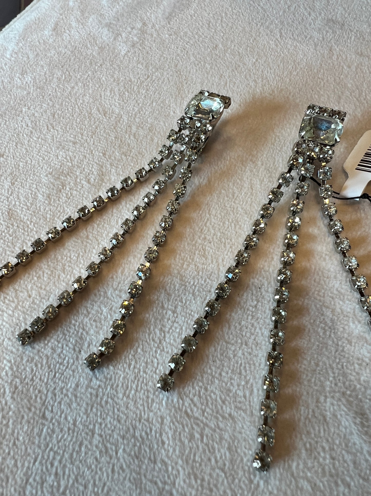 Crystal 3 Strand Dangle Earring