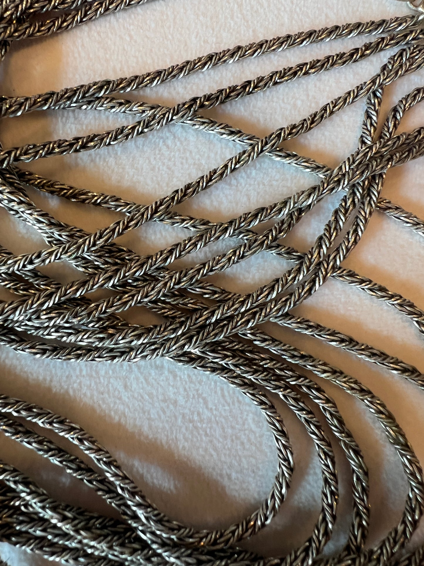 Silver Multistrand Necklace