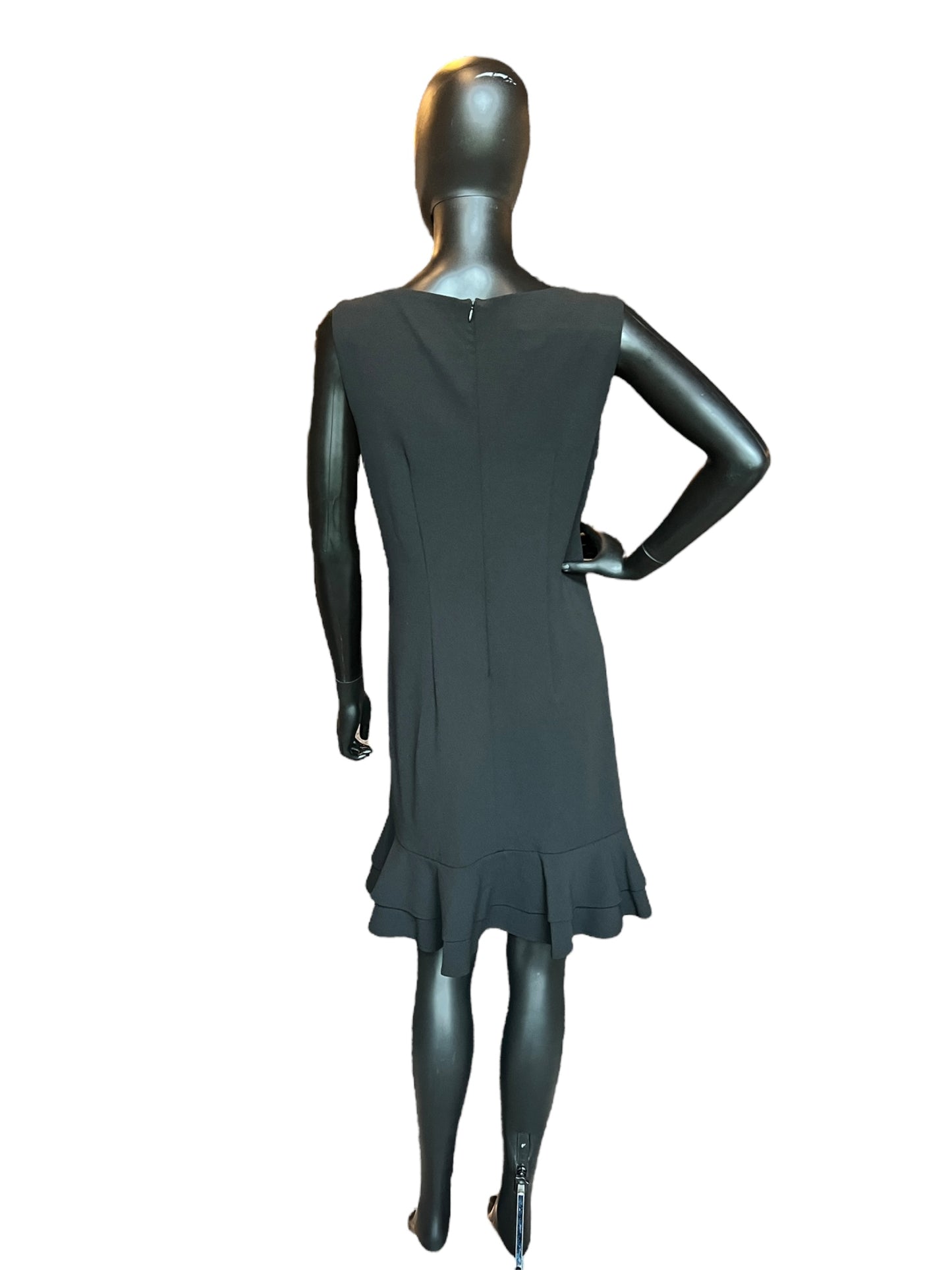 Black Sparkle Knee Flounce Cocktail Dress - NWT Alyx