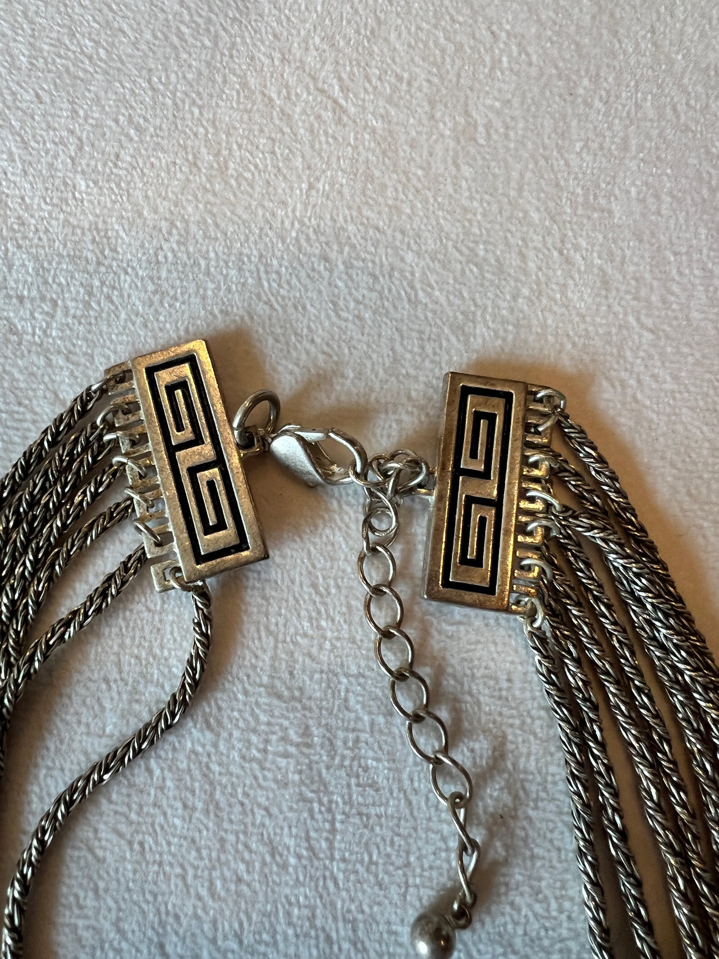 Silver Multistrand Necklace